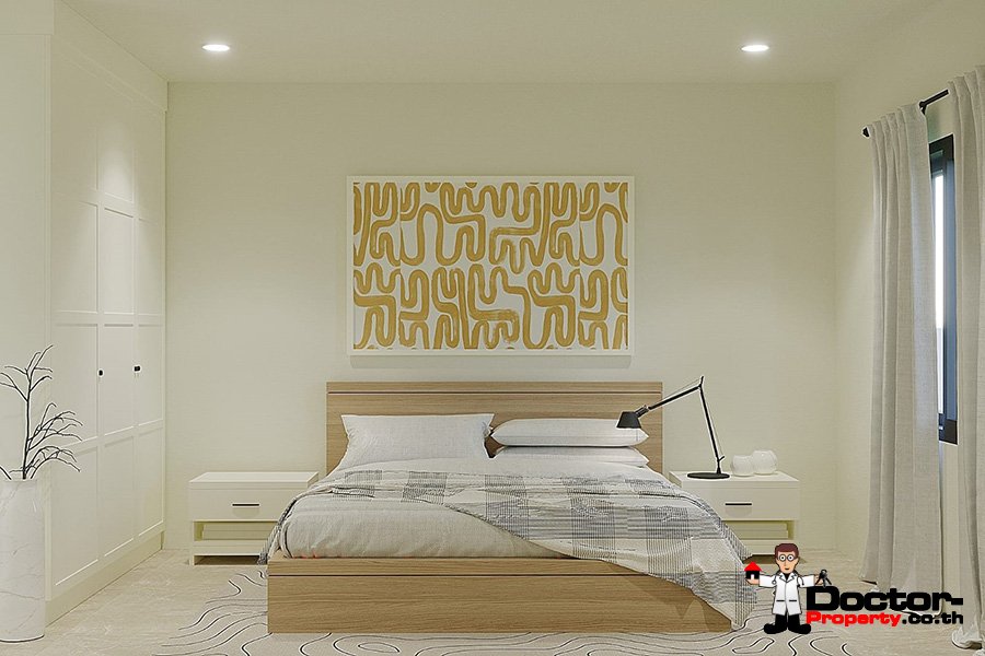 Modern 4 Bedroom Pool Villa in Bang Rak, Koh Samui – For Sale