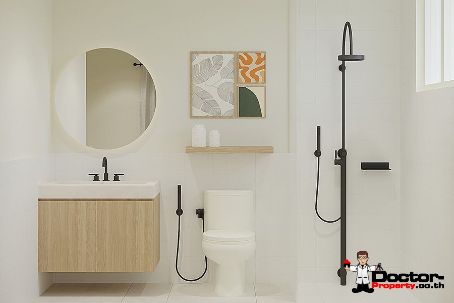 Modern 4 Bedroom Pool Villa in Bang Rak, Koh Samui – For Sale