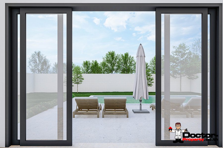 Modern 4 Bedroom Pool Villa in Bang Rak, Koh Samui – For Sale