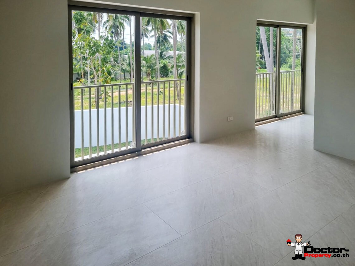 Modern 4 Bedroom Pool Villa in Bang Rak, Koh Samui – For Sale