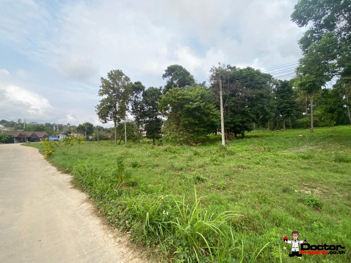 Flat Land 3 Rai in Bang Rak, 5 minitues to International School, Koh Samui – For Sale