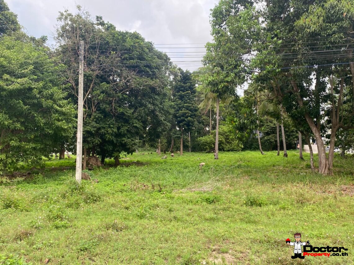 Flat Land 3 Rai in Bang Rak, 5 minitues to International School, Koh Samui – For Sale