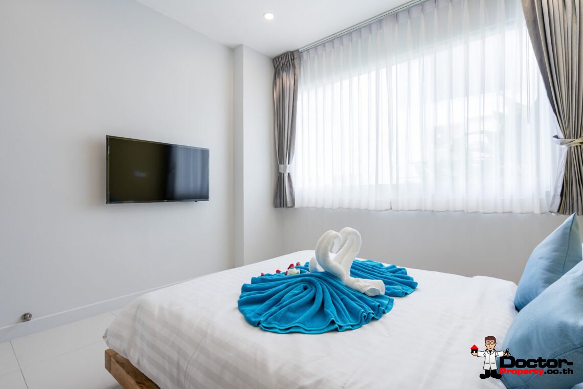 Modern 3 Bedroom Pool Villa with Sea View in Choeng Mon, Koh Samui – For Sale