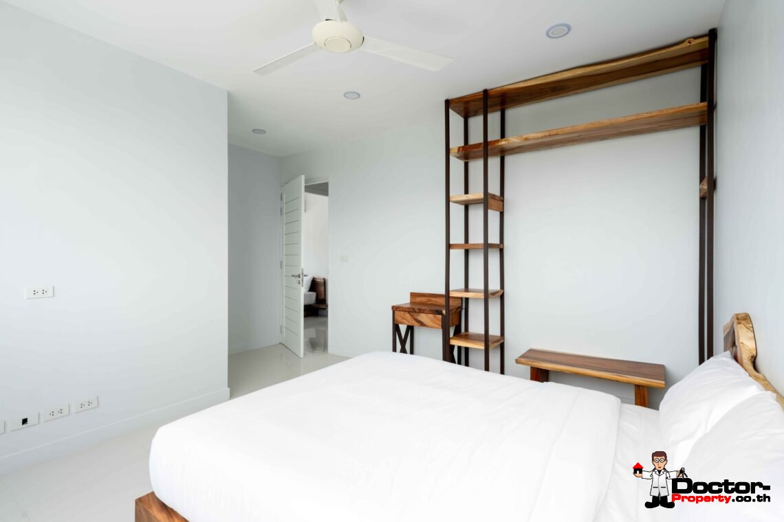 Modern 6 Bedroom Pool Villa with Sea View in Choeng Mon, Koh Samui – For Sale