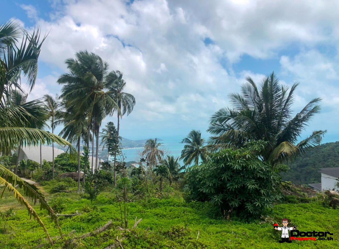 Land 4 Rai of Sea View in Chaweng Noi, Koh Samui – For Sale