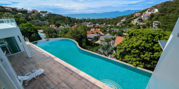 5 Bedroom Sea View Villa with Spacious area in Bang Por, Koh Samui – For Sale
