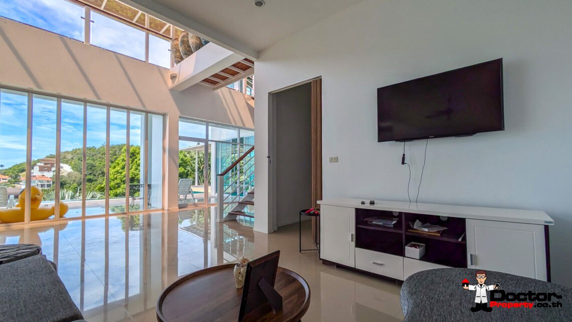 5 Bedroom Sea View Villa with Spacious area in Bang Por, Koh Samui – For Sale