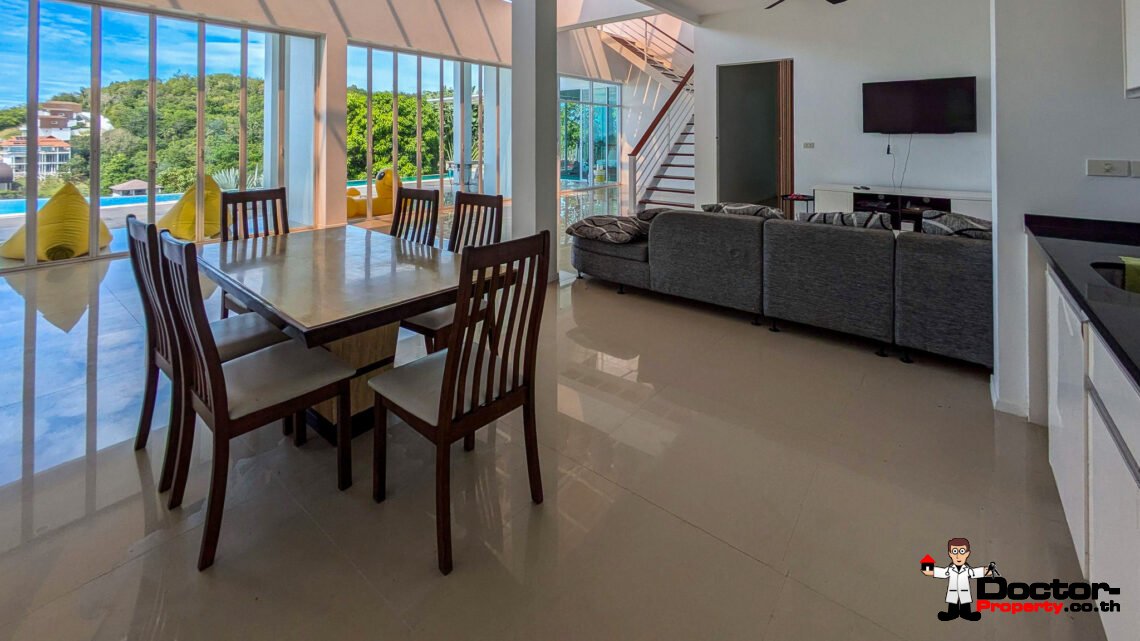 5 Bedroom Sea View Villa with Spacious area in Bang Por, Koh Samui – For Sale