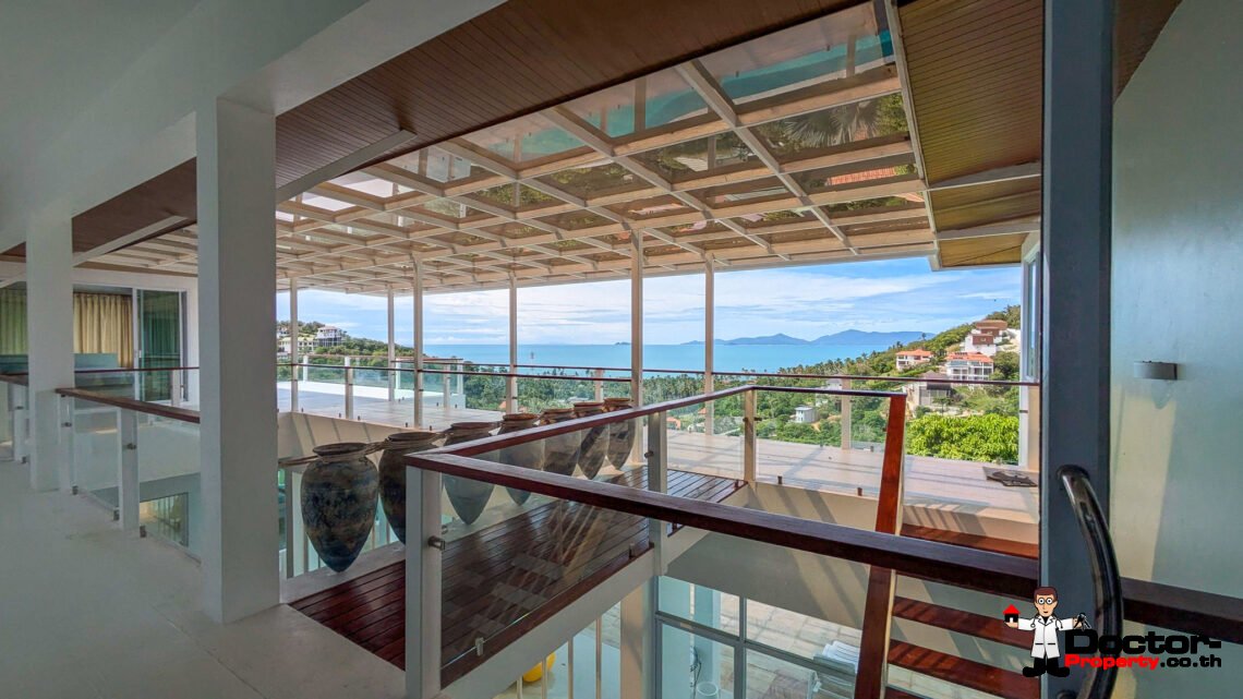 5 Bedroom Sea View Villa with Spacious area in Bang Por, Koh Samui – For Sale