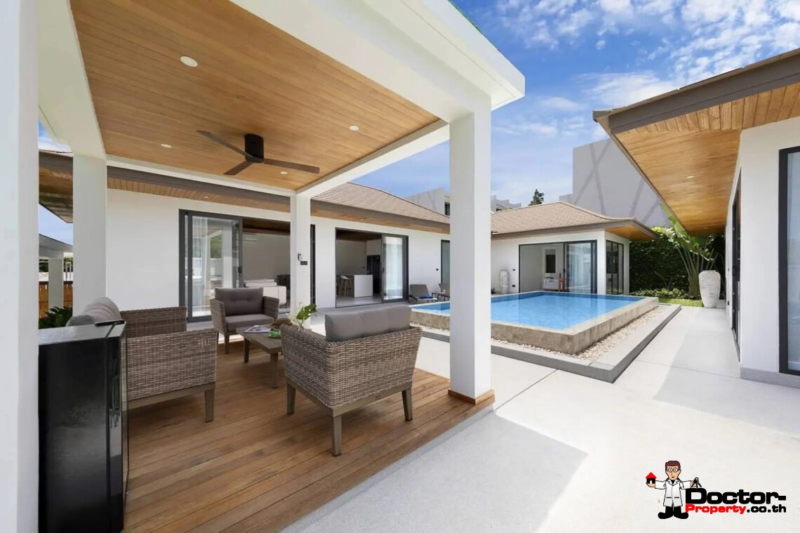 3 Bedroom Garden Villa with Pool in Choeng Mon, Koh Samui – For Sale