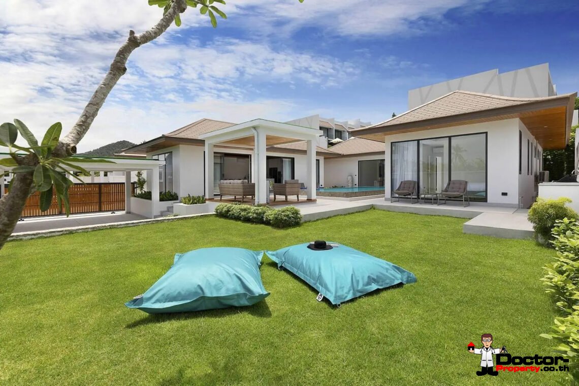3 Bedroom Garden Villa with Pool in Choeng Mon, Koh Samui – For Sale