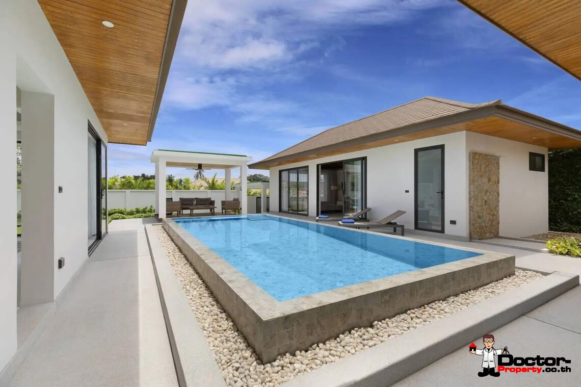 3 Bedroom Garden Villa with Pool in Choeng Mon, Koh Samui – For Sale