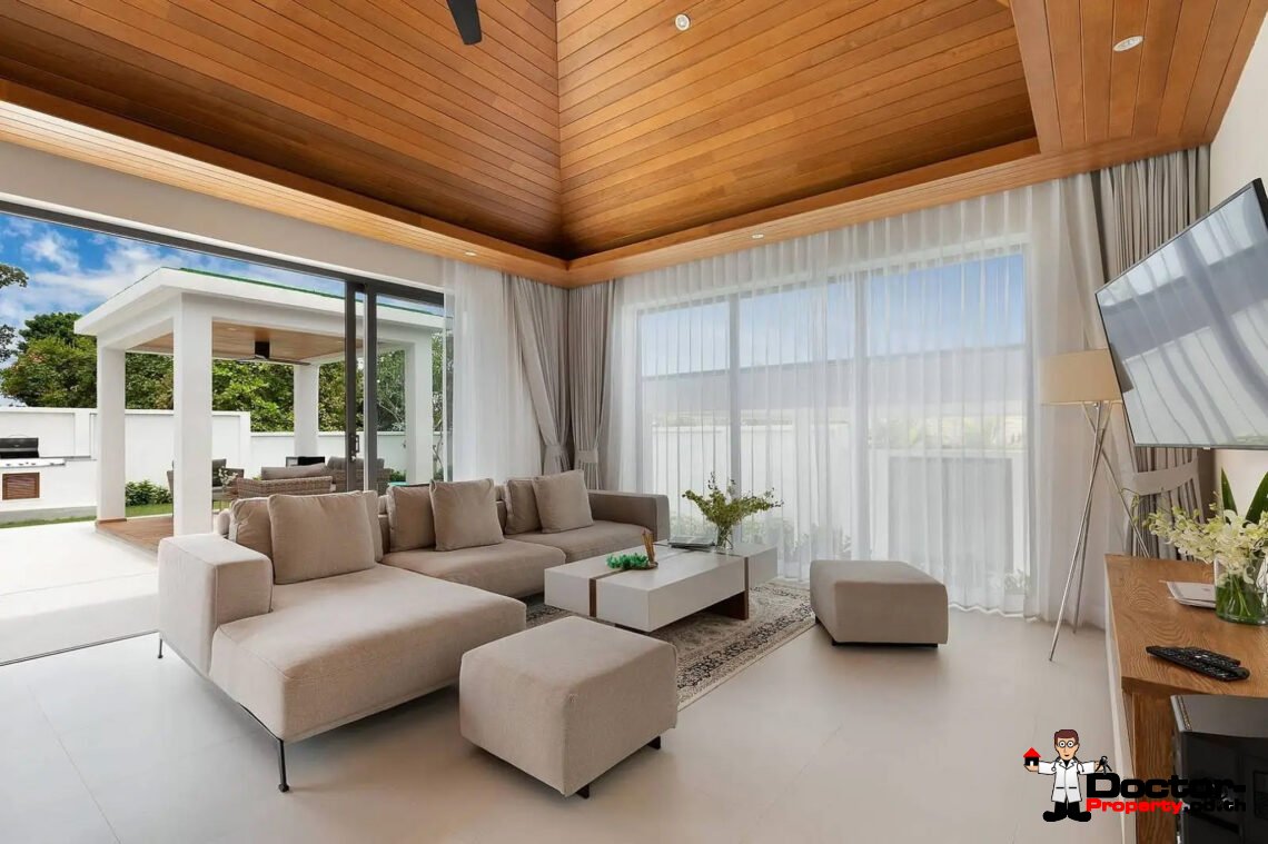 3 Bedroom Garden Villa with Pool in Choeng Mon, Koh Samui – For Sale