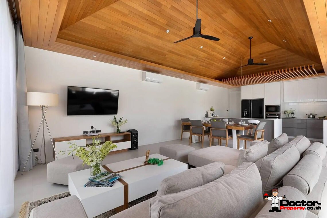 3 Bedroom Garden Villa with Pool in Choeng Mon, Koh Samui – For Sale