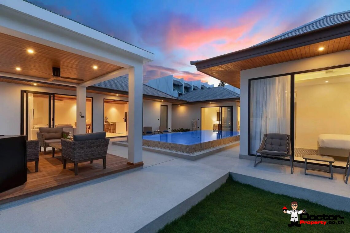 3 Bedroom Garden Villa with Pool in Choeng Mon, Koh Samui – For Sale