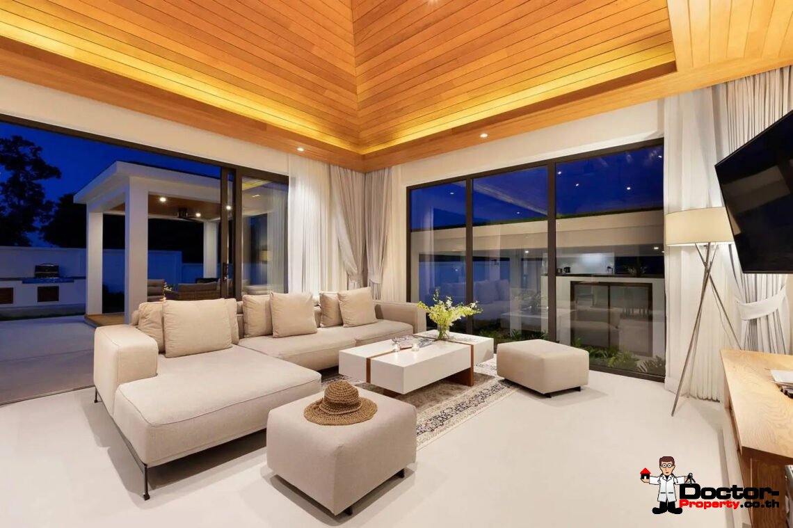 3 Bedroom Garden Villa with Pool in Choeng Mon, Koh Samui – For Sale