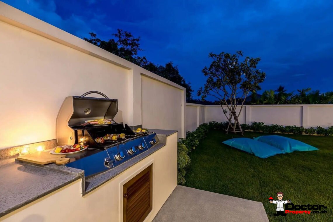 3 Bedroom Garden Villa with Pool in Choeng Mon, Koh Samui – For Sale