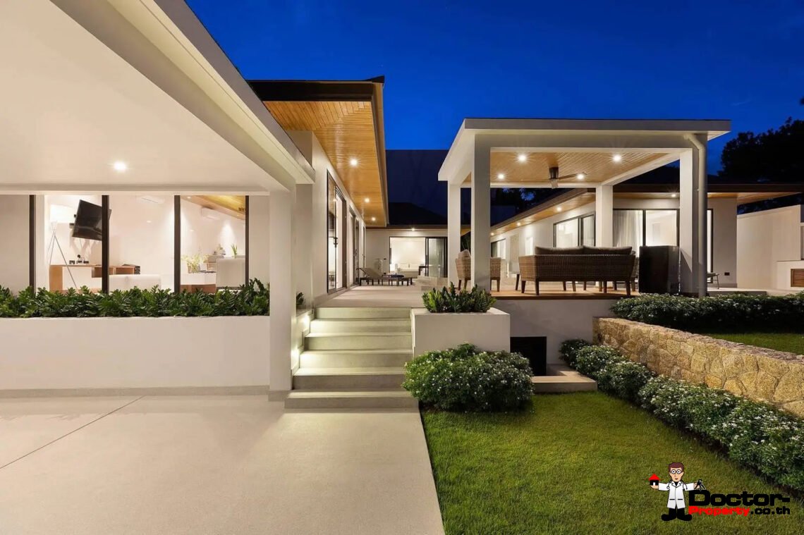 3 Bedroom Garden Villa with Pool in Choeng Mon, Koh Samui – For Sale