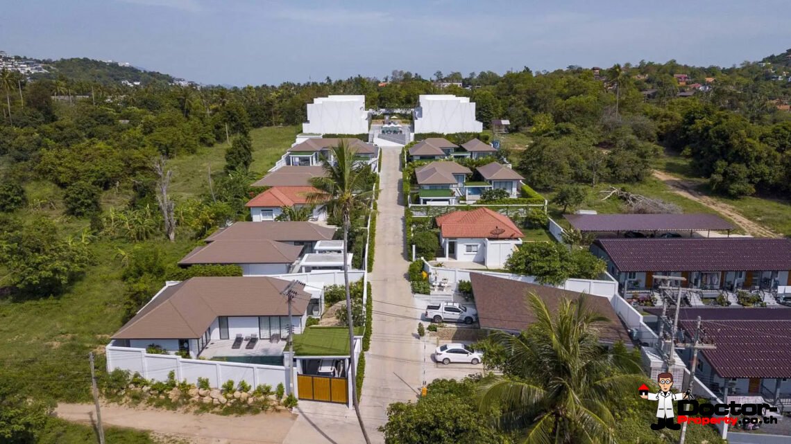 3 Bedroom Garden Villa with Pool in Choeng Mon, Koh Samui – For Sale