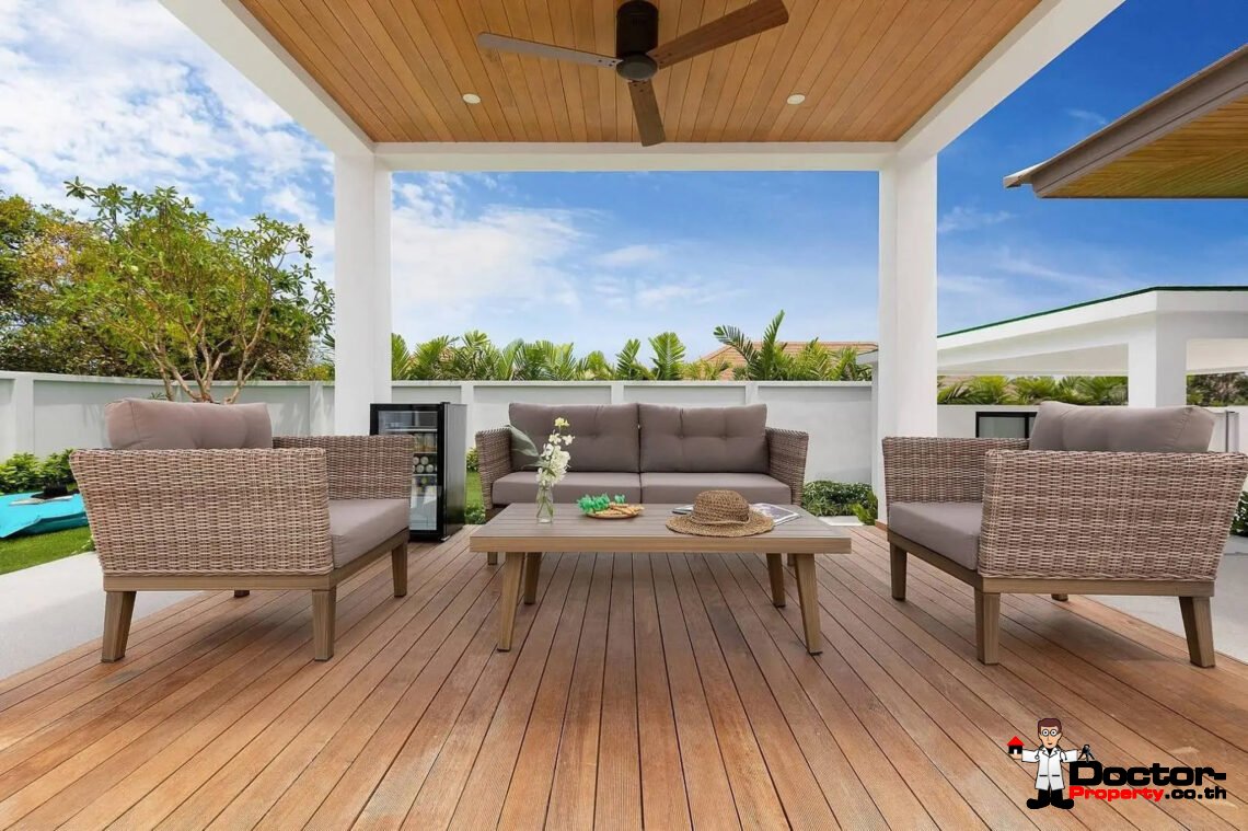 3 Bedroom Garden Villa with Pool in Choeng Mon, Koh Samui – For Sale