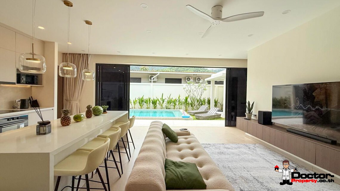 Modern 3 Bedroom Pool Villa in Chaweng, Koh Samui – For Sale