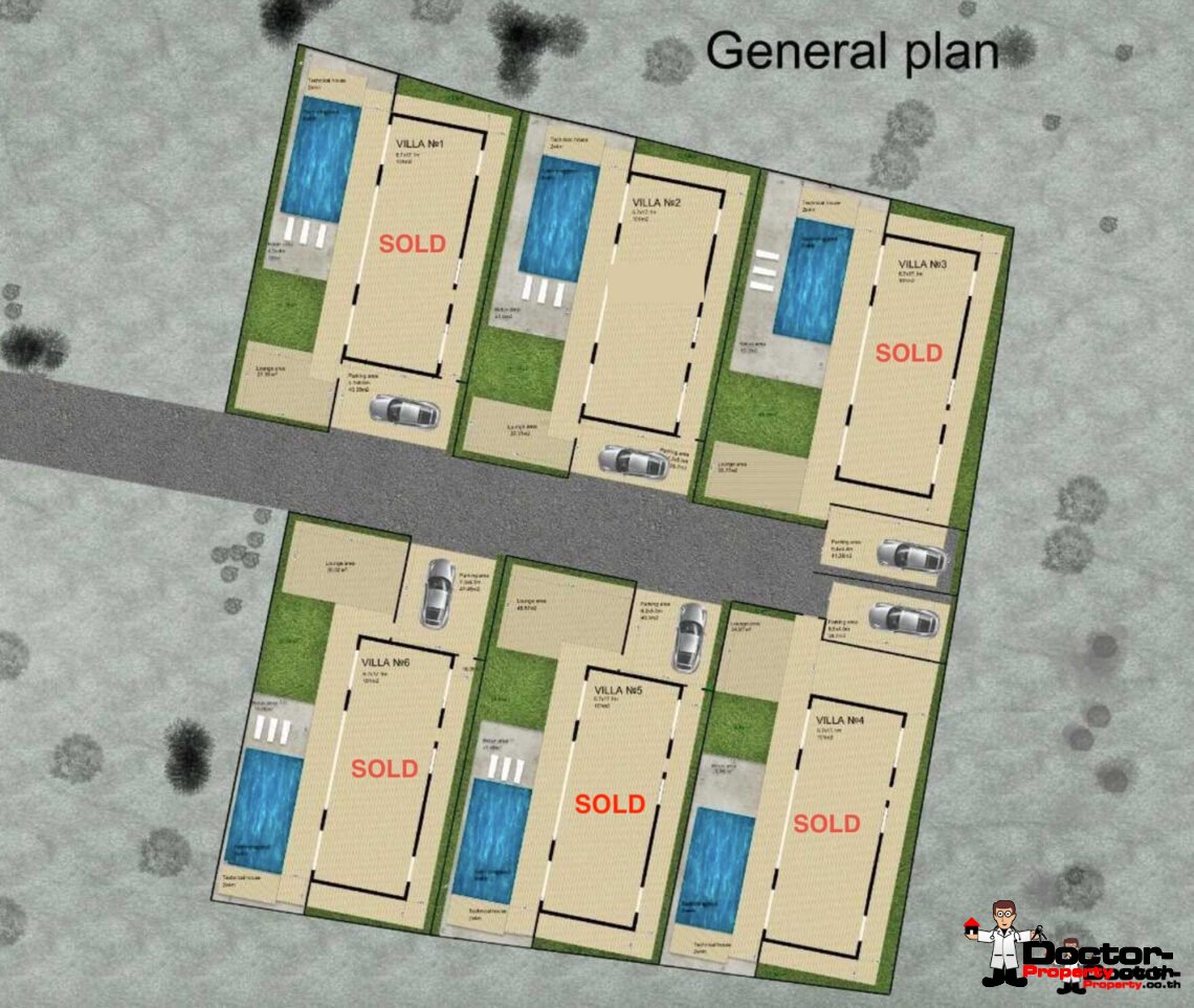 Modern 3 Bedroom Pool Villa in Chaweng, Koh Samui – For Sale