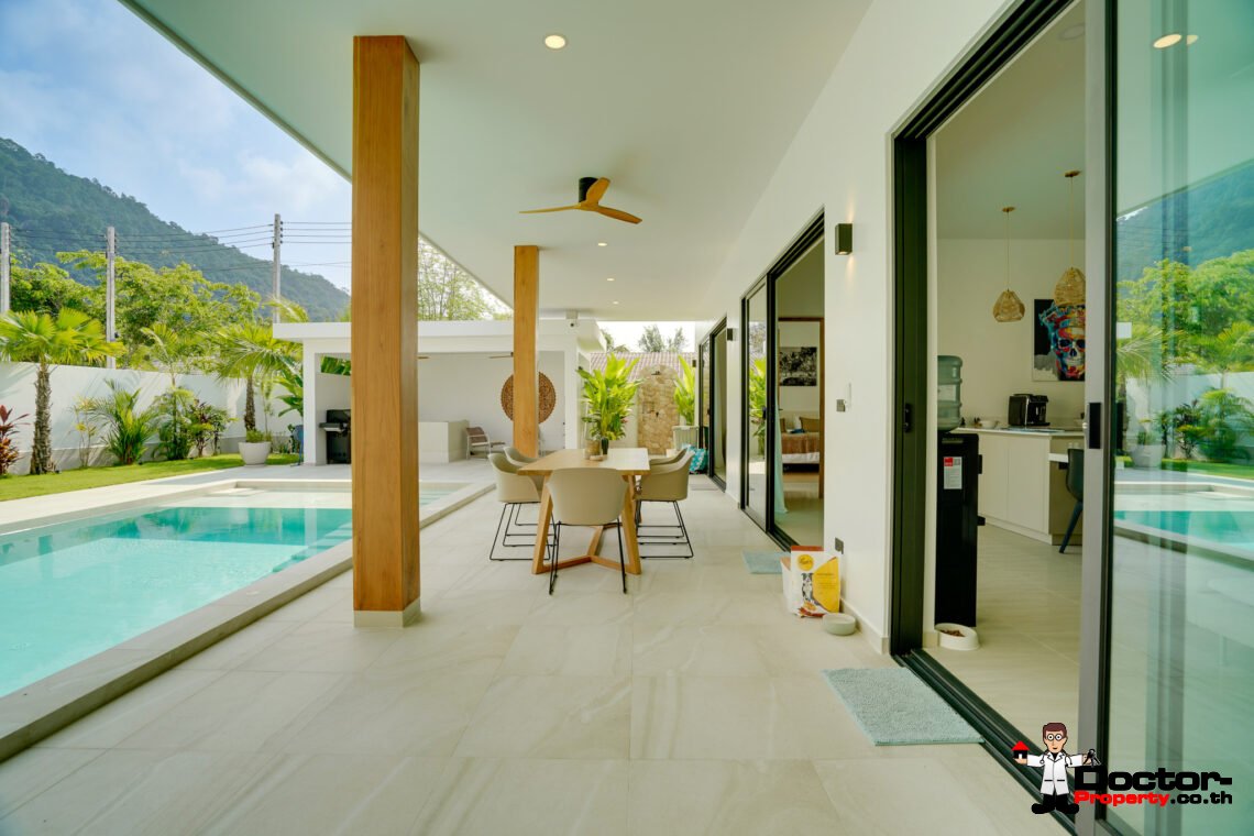 Modern 4 Bedroom Pool Villa in Lamai, Koh Samui – For Sale