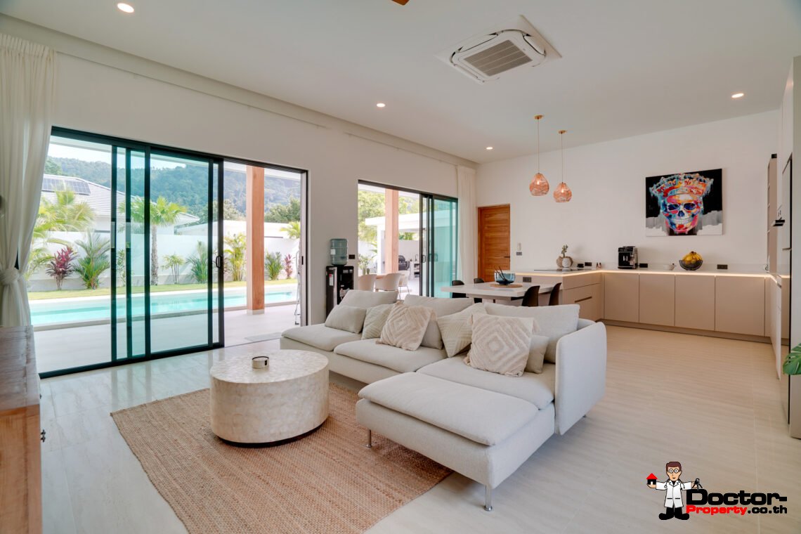 Modern 4 Bedroom Pool Villa in Lamai, Koh Samui – For Sale