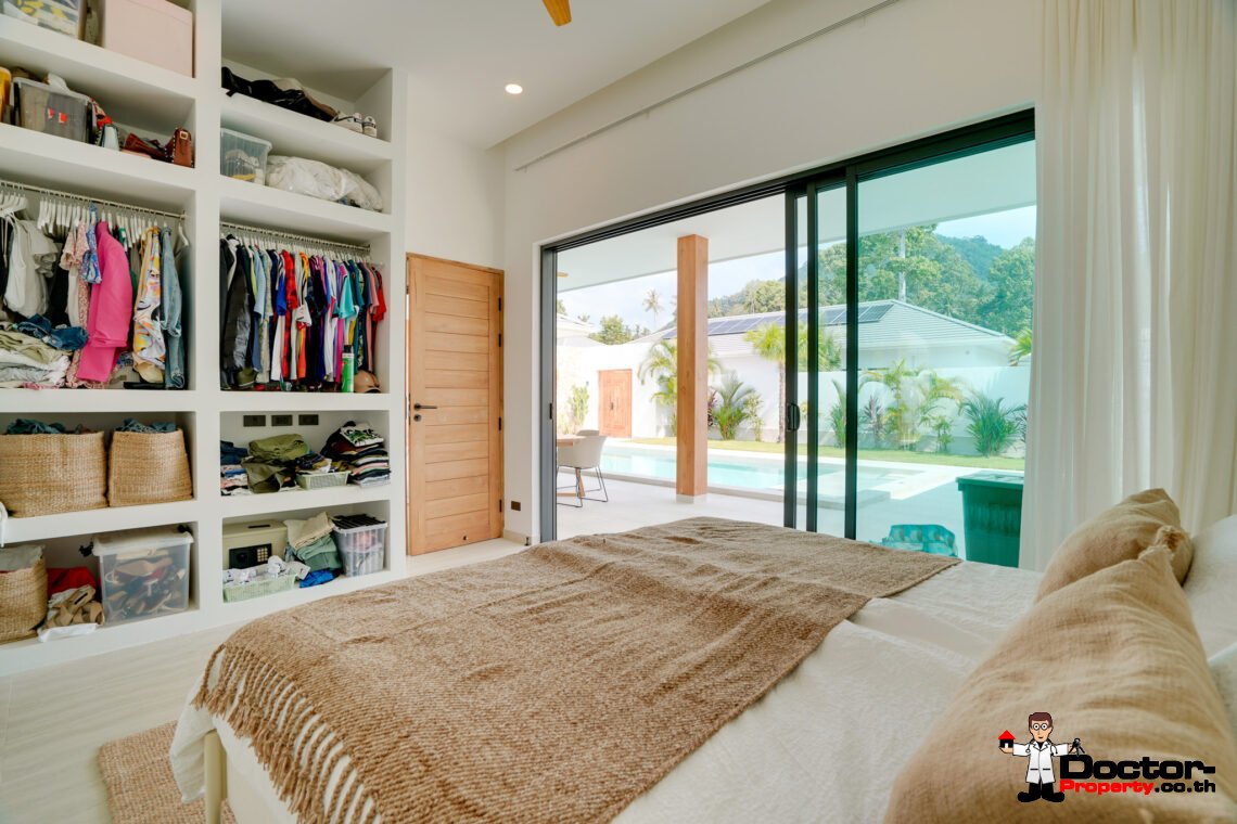 Modern 4 Bedroom Pool Villa in Lamai, Koh Samui – For Sale