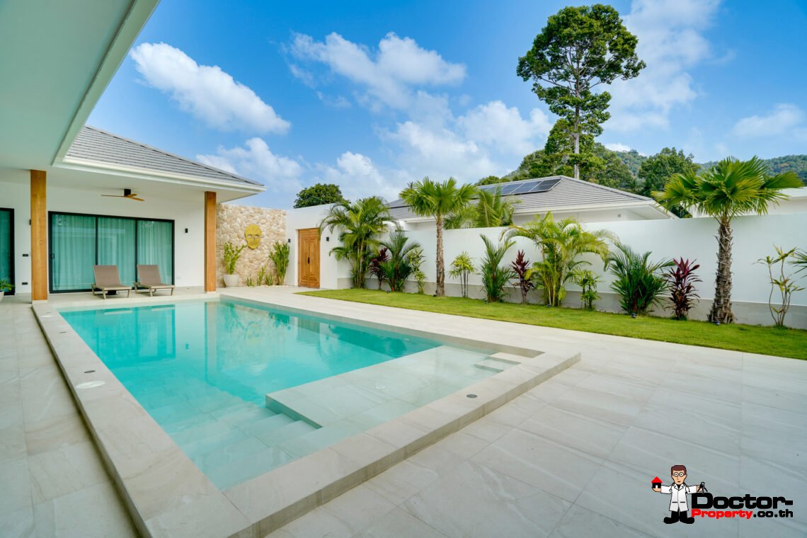 Modern 4 Bedroom Pool Villa in Lamai, Koh Samui – For Sale