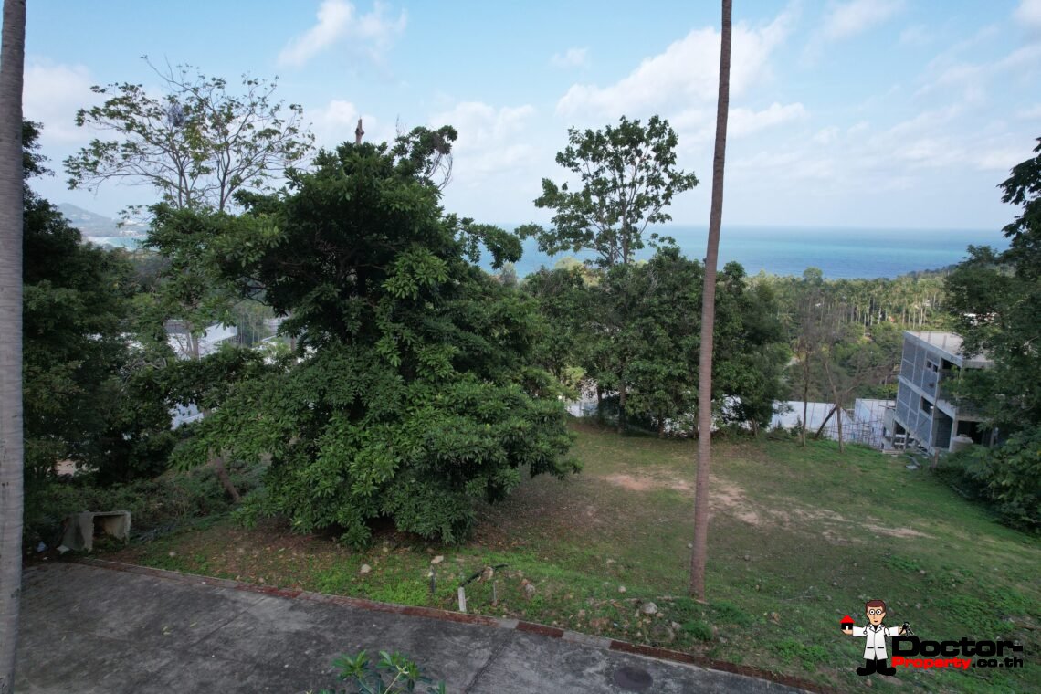 Land 804 SQM with Sea View in Chaweng Noi, Koh Samui – For Sale