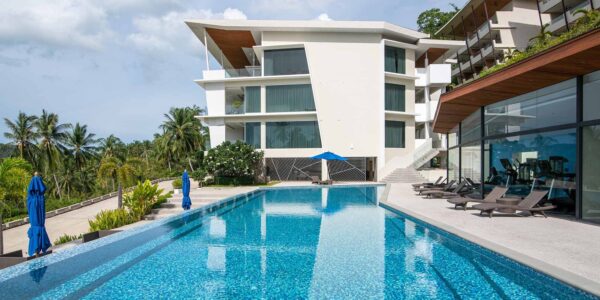 3 Bedroom Penthouse with Sea View in Mae Nam, Koh Samui –  For Sale