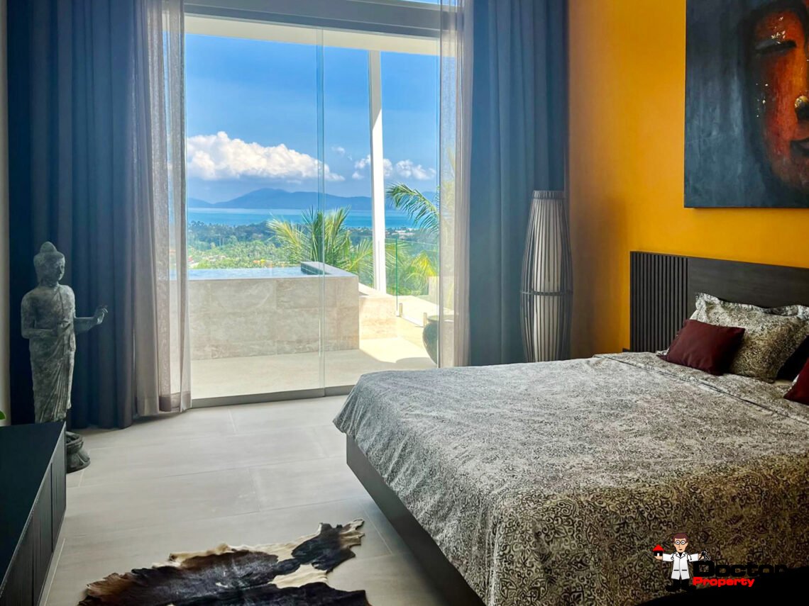 3 Bedroom Penthouse with Sea View in Mae Nam, Koh Samui – For Sale