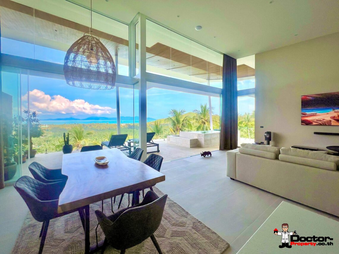 3 Bedroom Penthouse with Sea View in Mae Nam, Koh Samui – For Sale