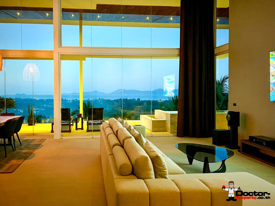 3 Bedroom Penthouse with Sea View in Mae Nam, Koh Samui – For Sale