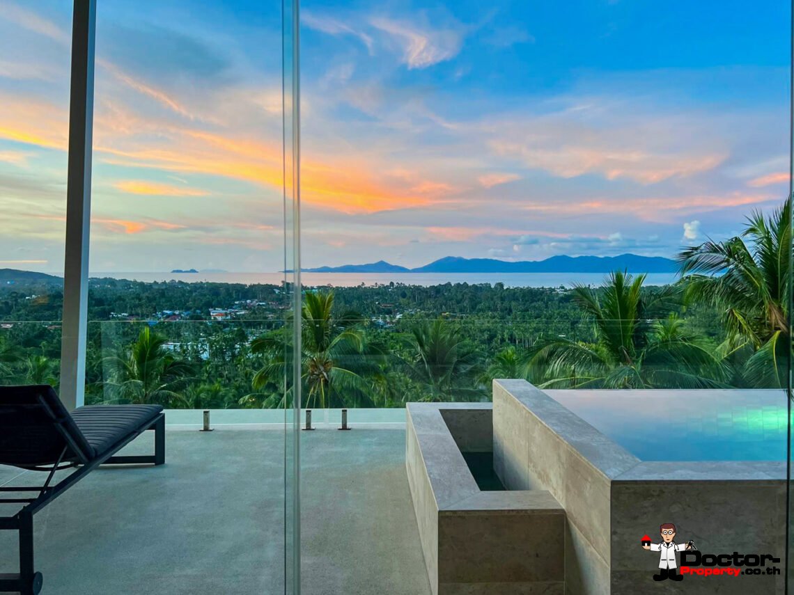 3 Bedroom Penthouse with Sea View in Mae Nam, Koh Samui – For Sale