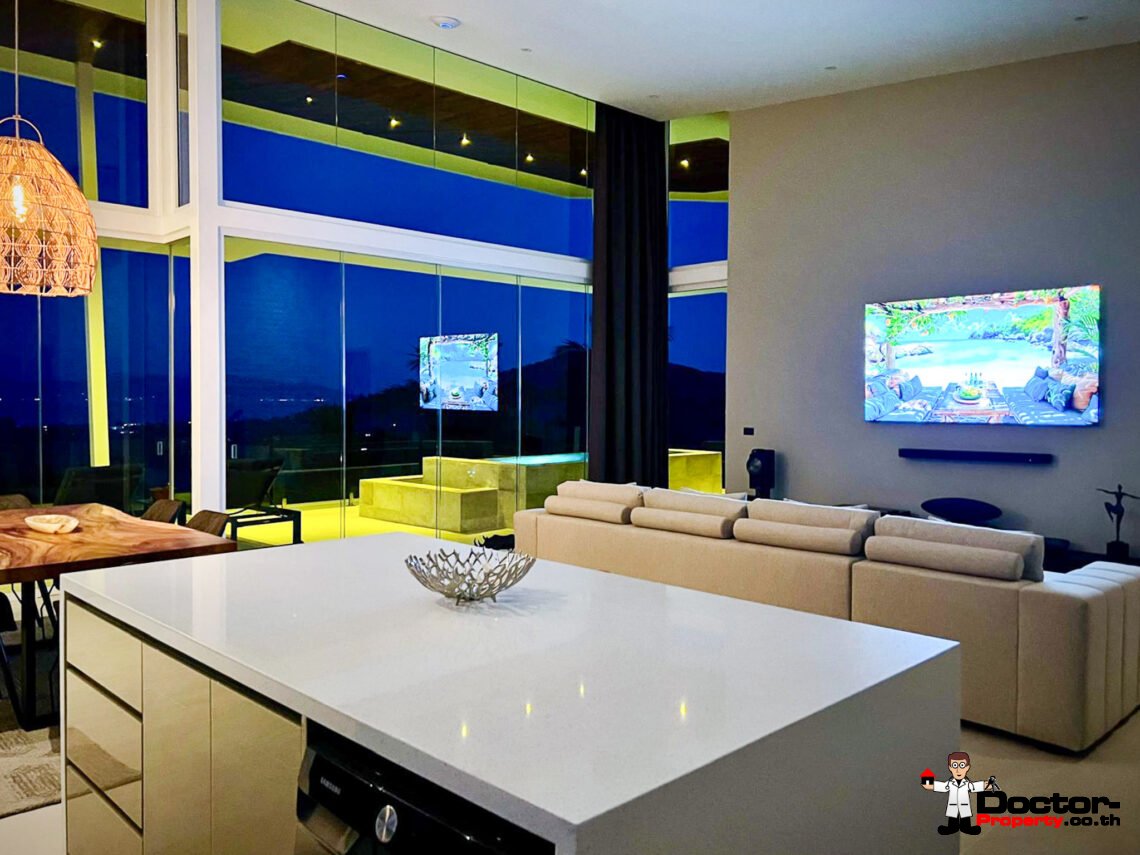 3 Bedroom Penthouse with Sea View in Mae Nam, Koh Samui – For Sale