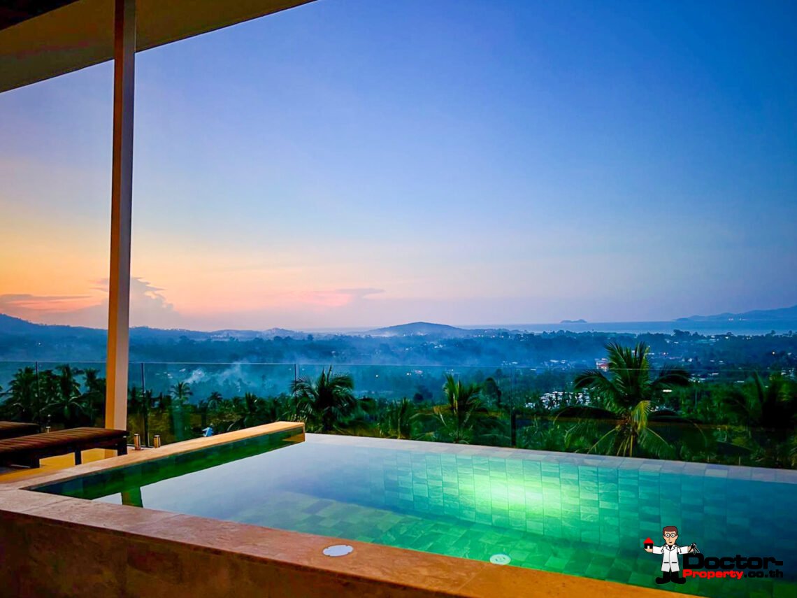 3 Bedroom Penthouse with Sea View in Mae Nam, Koh Samui – For Sale