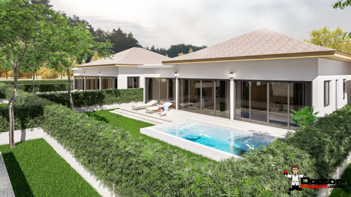 3 Bedroom Garden Villa with Pool in Chaweng, Koh Samui – For Sale