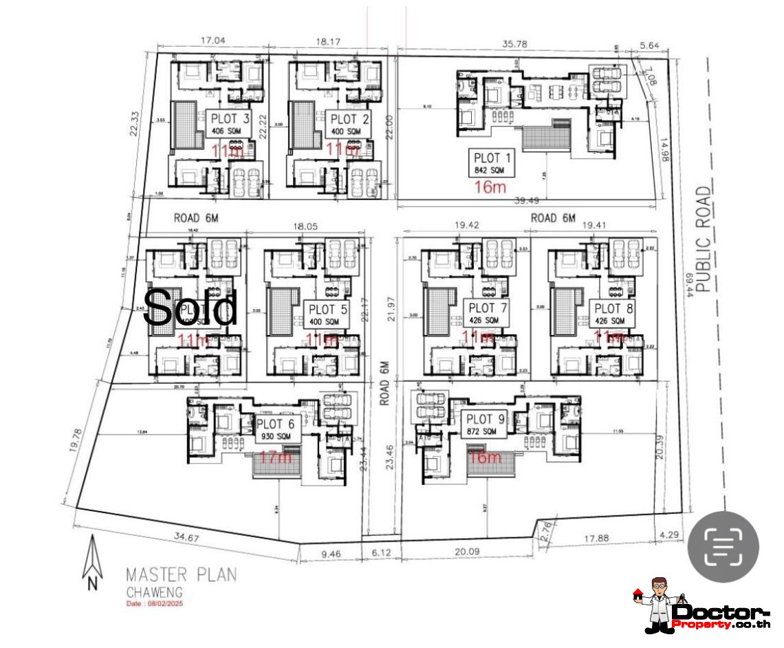 3 Bedroom Pool Villa in Chaweng, Koh Samui – For Sale