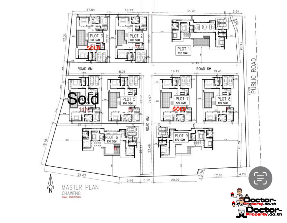 3 Bedroom Pool Villa in Chaweng, Koh Samui – For Sale