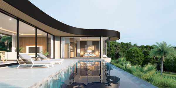 2 Bedroom Sea View Villa in Bang Por, Koh Samui,  For Sale