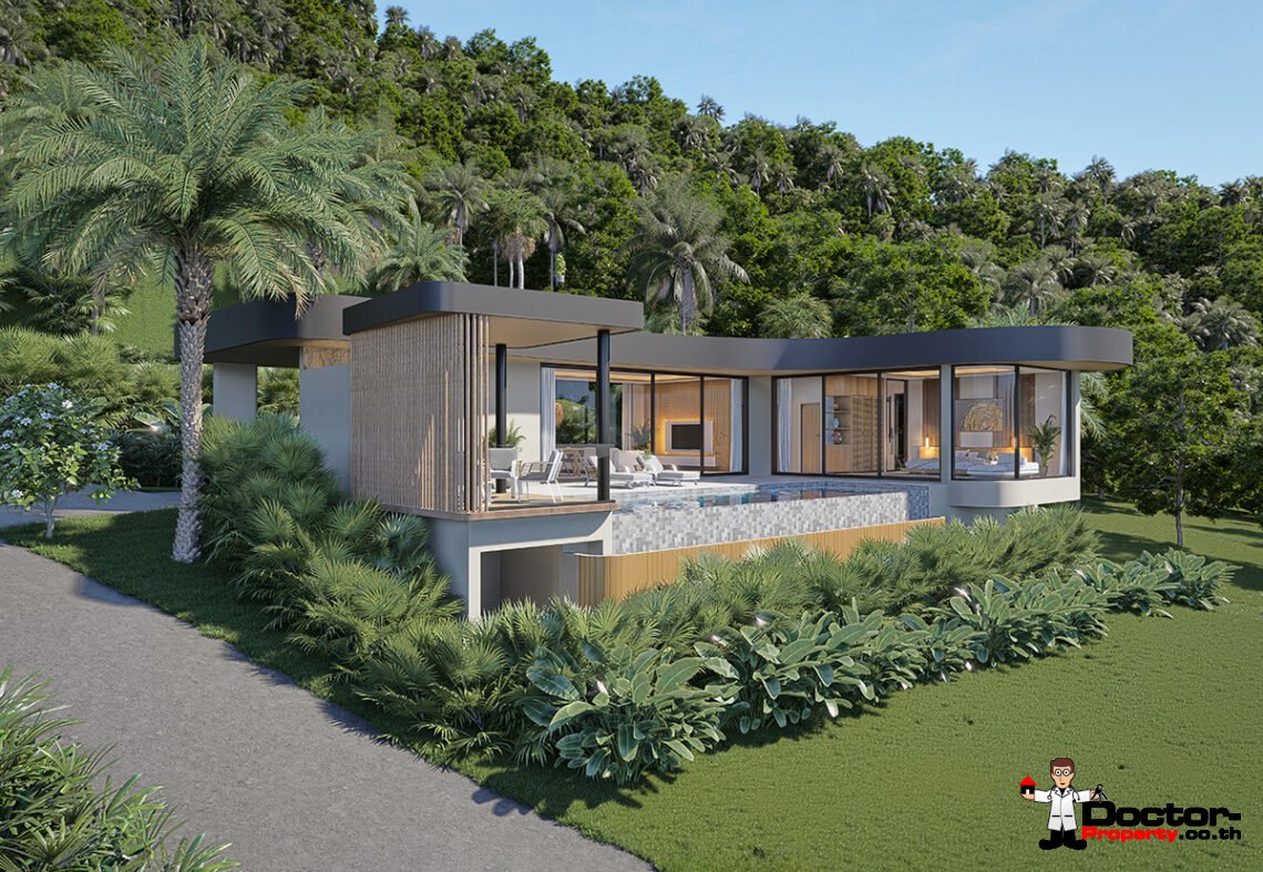 2 Bedroom Sea View Villa in Bang Por, Koh Samui, For Sale