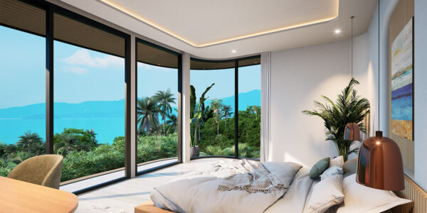Luxury 4 Bedroom Sea View Villa in Bang Por, Koh Samui – For Sale