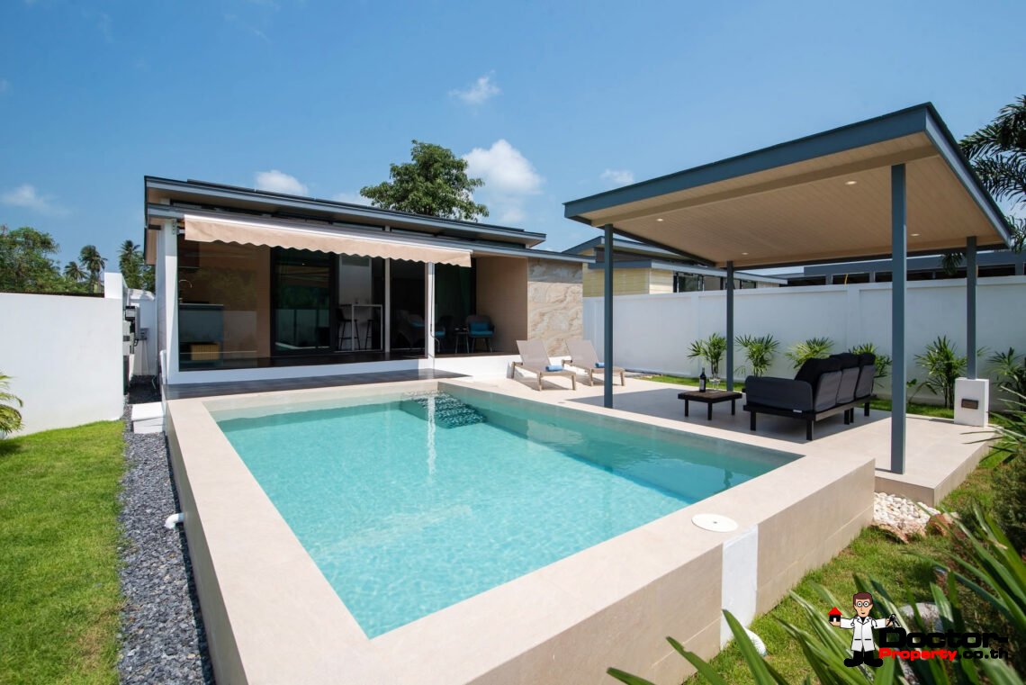 New 1-2 Bedroom Pool Villa in Bo Phut, Koh Samui – For Sale