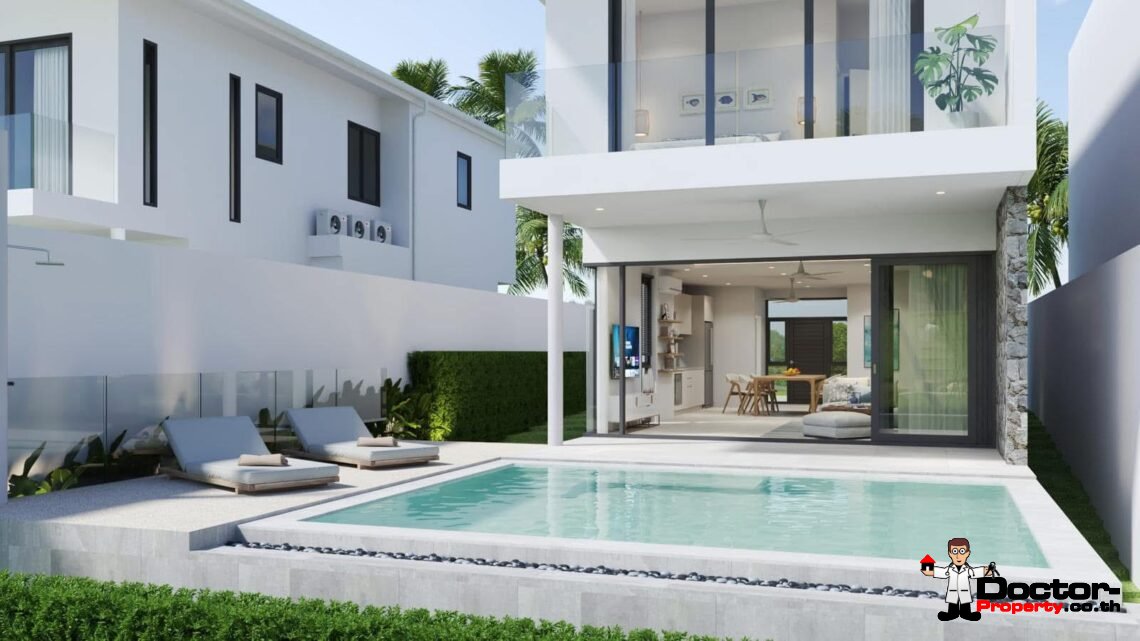 3 Bedroom Garden Villa with Pool in Bo Phut, Koh Samui – For Sale