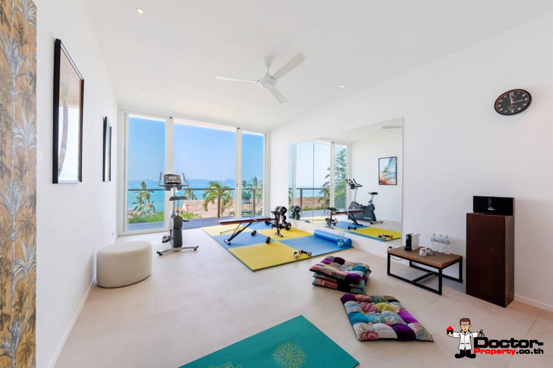 Luxury Tropical 4 Bedroom Pool Villa with Stunning Sea View in Bang Por, Koh Samui – For Sale