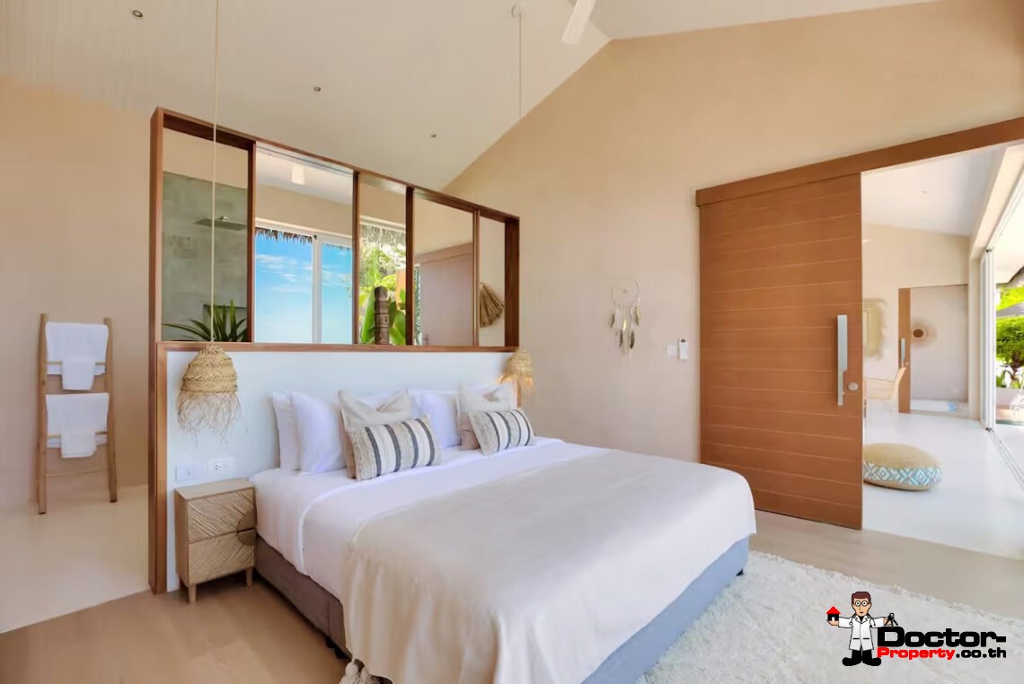 3 Bedroom Pool Villa with Sea View in Bang Por, Koh Samui – For Sale