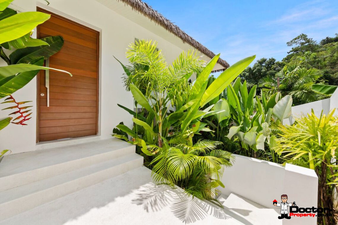 3 Bedroom Pool Villa with Sea View in Bang Por, Koh Samui – For Sale