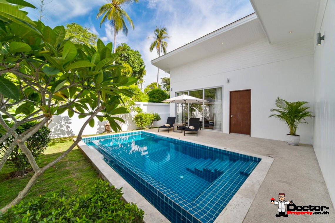 Modern 2 Bedroom Pool Villa in Bang Por, Koh Samui – For Sale